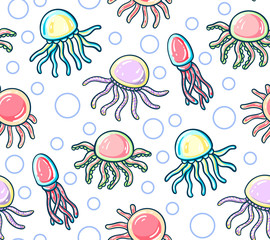 cute cartoon jellyfish