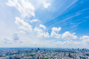 東京風景 Tokyo city skyline , Japan.