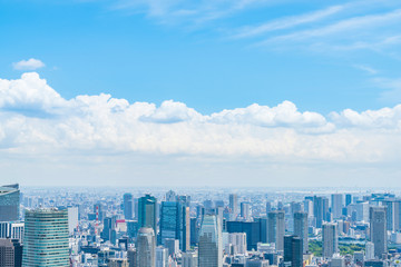 Fototapeta premium 東京の都市風景 Tokyo city skyline , Japan.