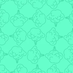 Meubelstickers Farting pattern seamless. Fart background. Green gas Vector texture © maryvalery