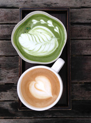 Delicious Cafe Latte Art Coffee