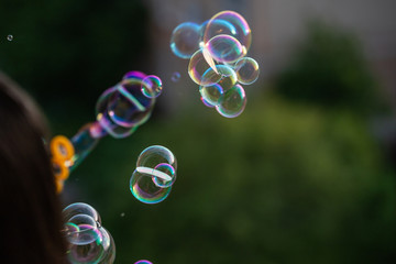 soap bubbles 