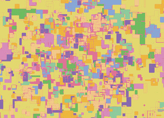 イラスト　背景　色彩　模様