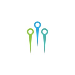Circuit technology logo vector