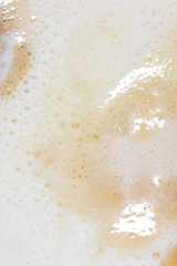 Yeast in dough as background