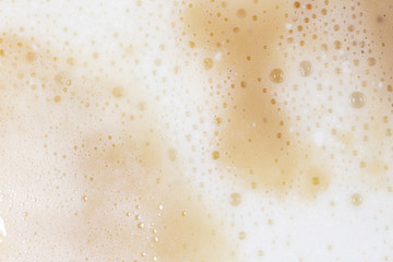 Yeast in dough as background