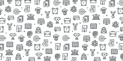 EDUCATION SEAMLESS PATTERN