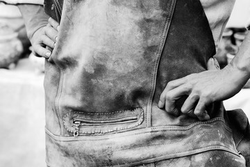 Obraz premium Work wear of potters.