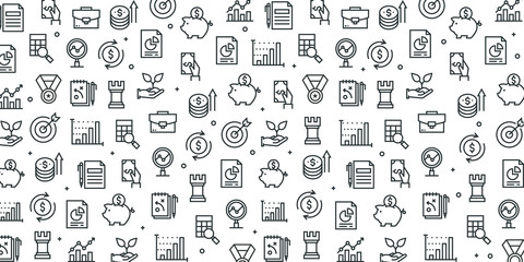 CASH FLOW SEAMLESS PATTERN