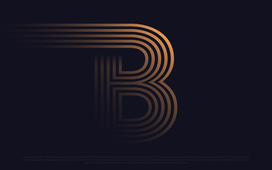 Black premium background with luxury dark X letters and golden lines. Rich background for poster premium design. - Vector