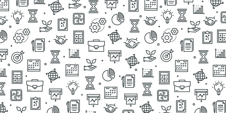 BUSINESS AND FINANCE SEAMLESS PATTERN