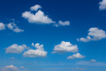 Fototapeta na wymiar Beautiful Clouds Over Blue Sky Background. Nature, Landscape Concept. Beautiful Sky Background.