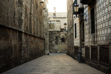 Barrio Gótico en Barcelona