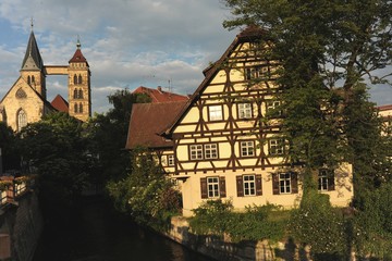 Fototapeta na wymiar Esslingen, Zentrum am Neckar