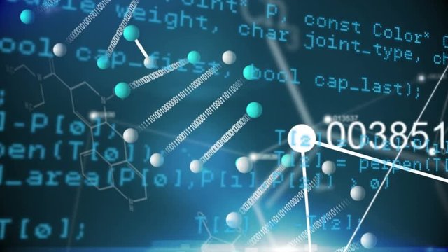 Chemical structures with codes and double helix DNA