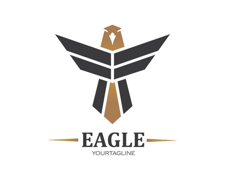 falcon,eagle logo icon vector illustration design