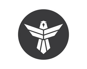 falcon,eagle logo icon vector illustration design