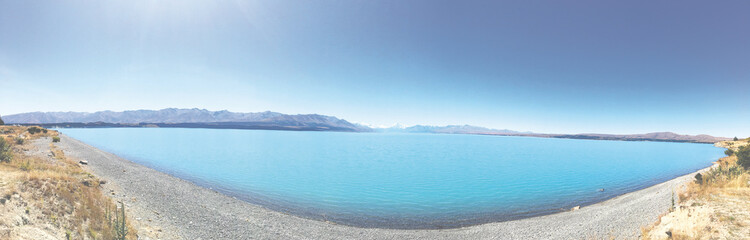 Obraz premium Beautiful Lakes in New Zealand