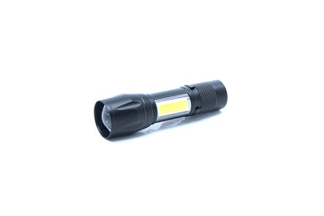 flashlight on isolated white