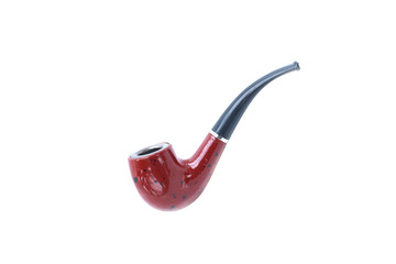 Smoke Pipe On Isolated White
