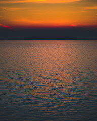 Obraz premium Sunset on the Lake