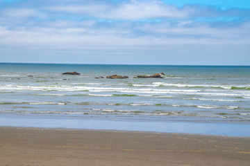 Beautiful Morning Hike on Ruby Beach in Olympic National Park, Washington