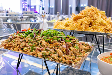  hotel restaurant food catering service buffet banquet for wedding
