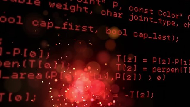 Program codes and bokeh lights