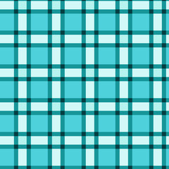 Simple sky blue tartan checkered pattern for garment/ textile. 