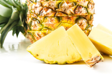 Ripe fresh pineapple