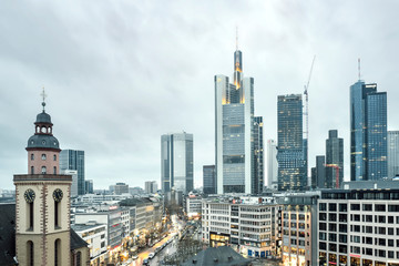 Blick auf den Maintower, Frankfurt am Main