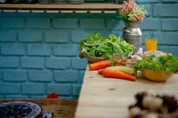 Cooking utensils Beautiful kitchen, house concept and home arrangement