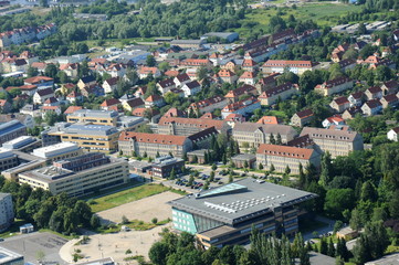 Fototapeta na wymiar Greifswald, Campus am Beitzplatz