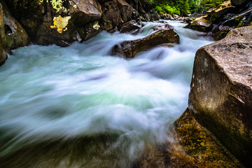 Beautiful Sunset Hike to Franklin Falls in Washington