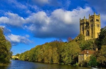 Fototapeta na wymiar Durham Cathedral, Durham, Tyneside, England