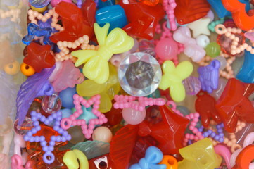 colorful jewelry Material plastic Accessories