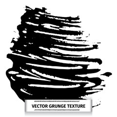 Grunge vector texture of spilled sauce or smeared black paint