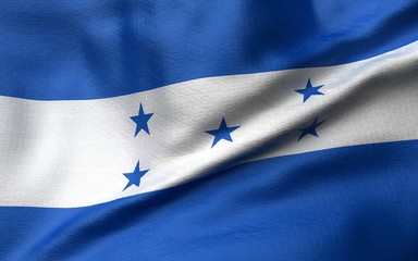 3D Illustration of Honduras Flag