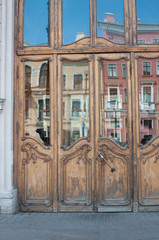 Fototapeta na wymiar sightseeing in Saint Petersburg