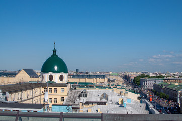 Obraz premium roofs of houses in St. Petersburg