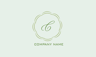 Magnificent brand with calligraphy letter. Branding styles of classic style. Vector illustration.