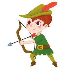 cute robin hood boy