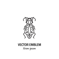 Soft winged flower line icon isolated on white background