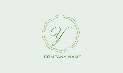 Magnificent brand with calligraphy letter. Branding styles of classic style. Vector illustration.