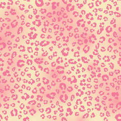 Leopard pattern design. vector seamless background