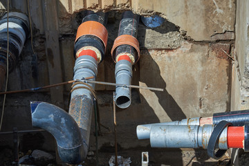 Plumbing repair. For repair, pipes with good hydro and thermal insulation are used