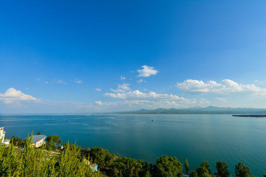 Sevan lake in the Gegharkunik Province of Armenia.