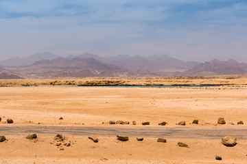 Obraz premium Sinai mountains Ras Mohamed Sharm-el-Sheikh, Egypt