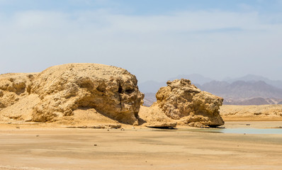 Fototapeta na wymiar Sinai mountains Ras Mohamed Sharm-el-Sheikh, Egypt