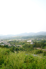 Fototapeta na wymiar Landscape of Chihaya Akasaka-mura